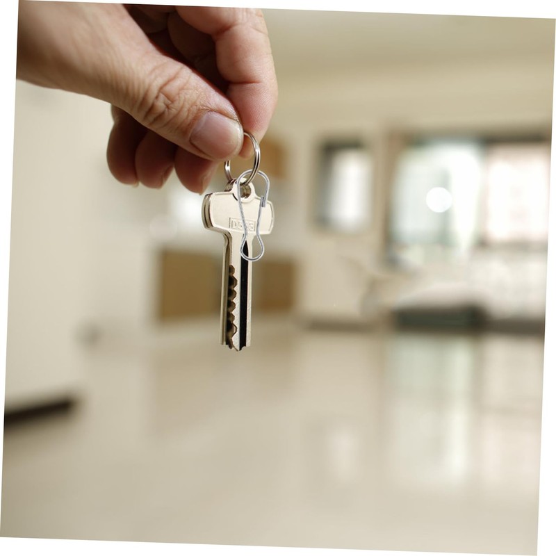 CIYODO 100pcs Stainless Steel Snap Hooks Metal Clip Lanyard Hook