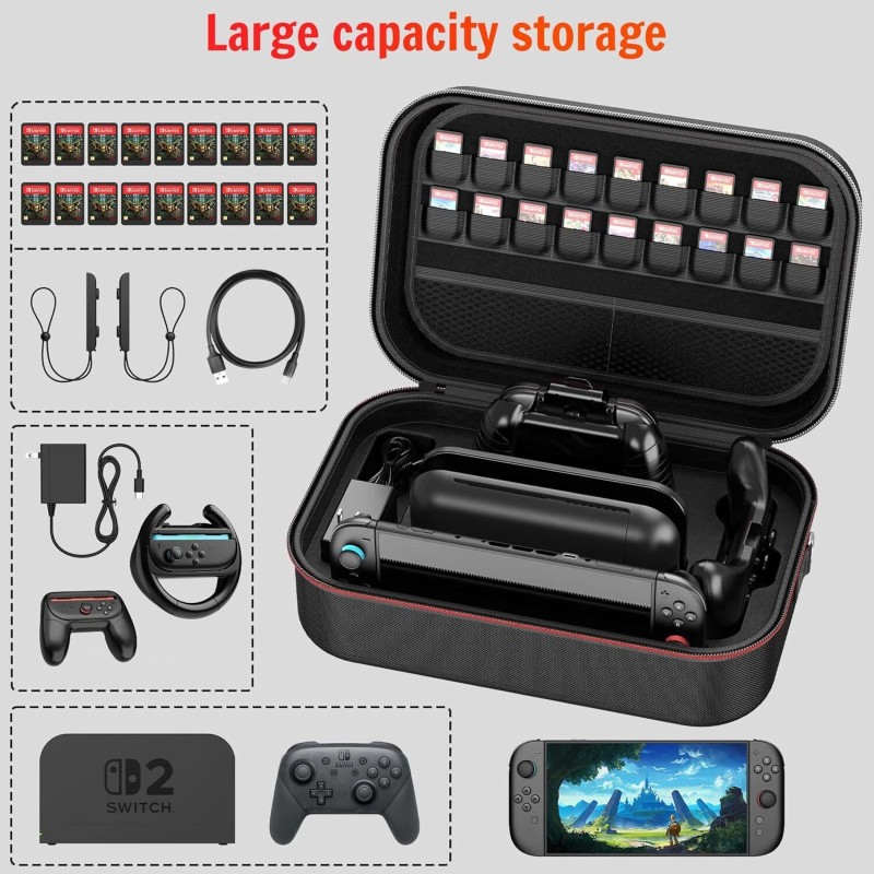 HEYSTOP All-in-One Switch 2 Case – Waterproof, Dustproof & Stores