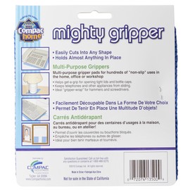 Compac Home Mighty Gripper Non-Slip Pads Jar Opener, Stablize Pictures, Keyboards, Lamps, and More, 8 Count