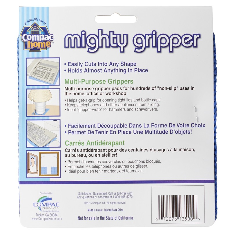 Compac Home Mighty Gripper Non-Slip Pads Jar Opener, Stablize Pictures,