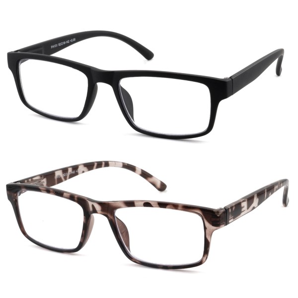 FEIVSN High Magnification Reading Glasses for Men Women with Strong