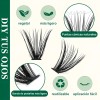 Kit de Extensiones de Pestañas KEYYOU 40D Mink Sintético para