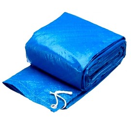 BESPORTBLE Pe Fabric Weaving Pool Cover Rain Dustproof Protection for Inflatable Frame Pools Blue Durable Skid Easy to Install Suitable for Outdoor Use