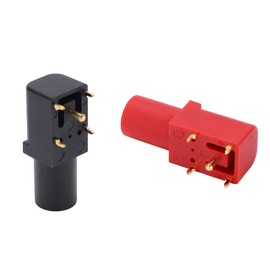 2Pcs PCB Banana Socket, Banana Socket PCB Banana Socket Plated Plug 4mm Right Angle Banana Socket for Circuit Detect