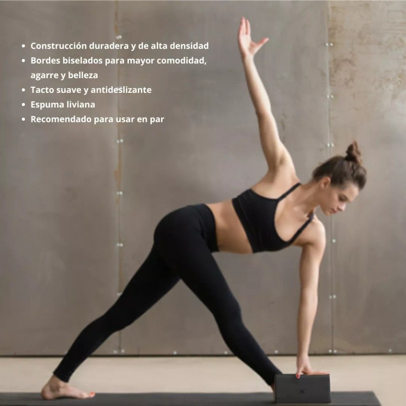Ayara Bloque Ladrillo De Yoga Pilates Espuma Ejercicio Fitness