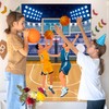 Pin The Basketball on The Hoop Game, 7 Pcs Basketball
