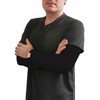UV free unisex recycled arm sleeve, black