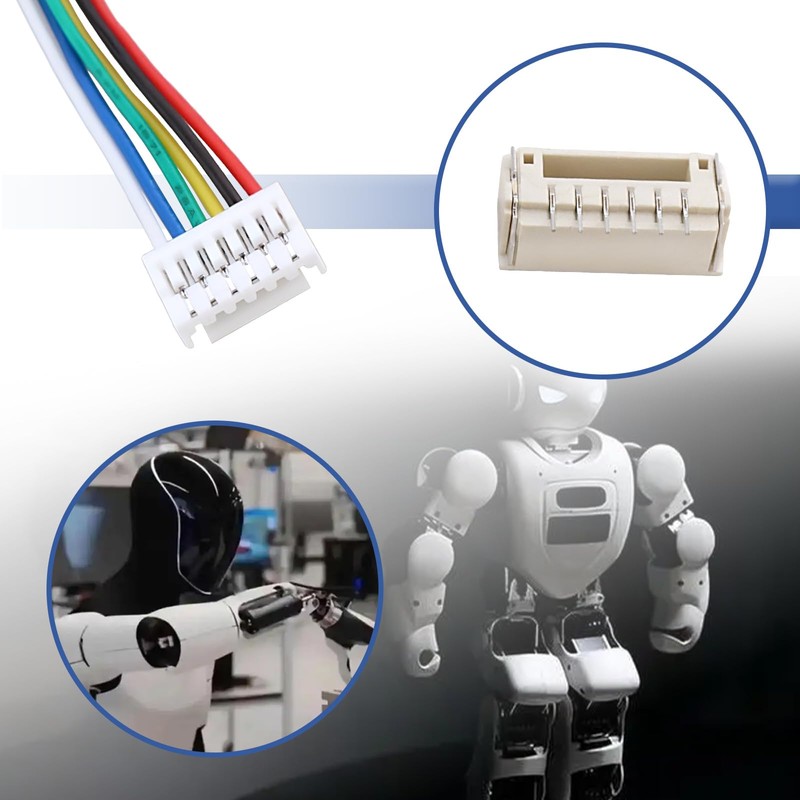 VGOL 10 Pairs JST GH 1.25 mm 6-Pin Male Socket