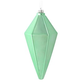 Vickerman 542415-7" Seafoam Green Shiny Lantern Christmas Tree Ornament (4 pack) (M183044S)