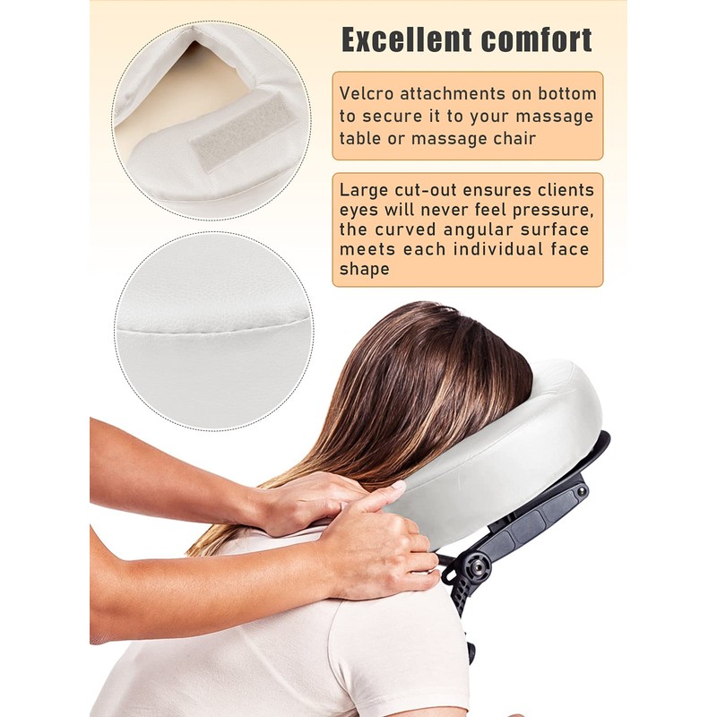 Kalolary Massage Bed Headrest Face Down Face Cushion Face Pillow