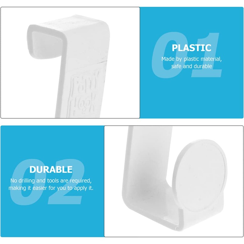 3pcs Potty Hook Toilet Tank Hooks Potty Ring Hook Bathroom