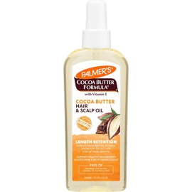 Palmer's Cocoa Butter & Biotin Length Retention Hair and Scalp Oil, Aceite para Cabello y Raíces, Fortalece, Nutre y Restaura la Elasticidad y el Brillo, 150ml