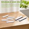 ELEGICKLIP 30 Pcs Magnetic Strips for Baseball Lineup Board Dugout