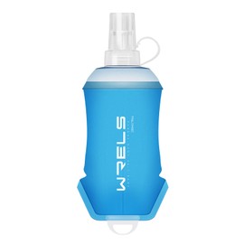 Collapsible Soft Running Water Bottles Soft Flasks Folding for Hydration Pack 200ml/350ml/500ml Running Vest Water Bottle for Outdoor Sports Hiking Cycling Climbing