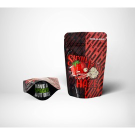 Strawberry haze mylar bags 3.5g x25