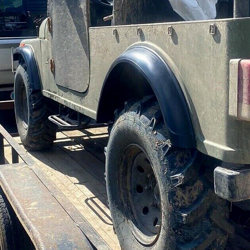 Kojem Fender Flare Kit Compatible with 1955-1986 Jeep CJ CJ5