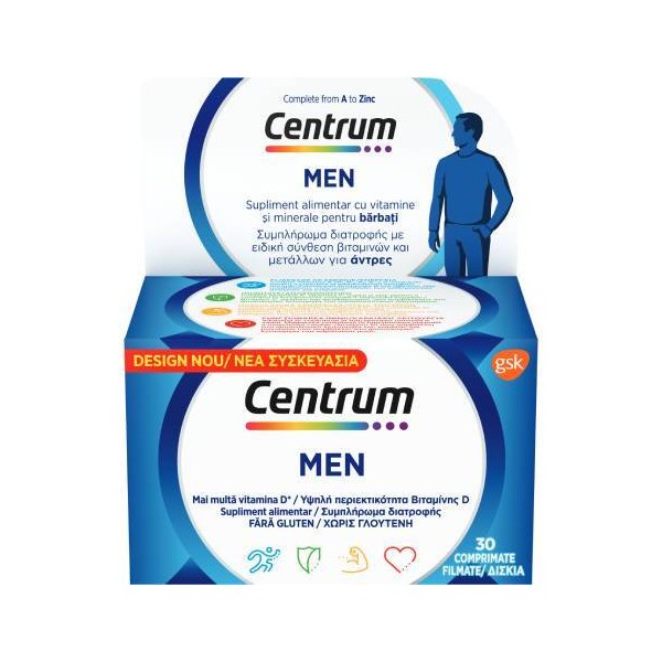 Centrum Men Multivitamin, 30 Tablets