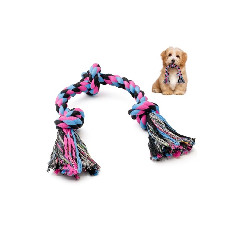 SHARLOVY Juguete de Cuerda para Cachorros, Juguete de Cuerda para