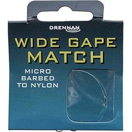 Drennan Wide Gape Match Hooks To Nylon - Size 20 to 2lb 8oz