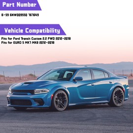 Kessocco G-59 Turbo Electric Actuator G59 6NW009550 767649 OM642 Engine Turbocharger Actuator Replacement for 2012-2018 Ford Transit Custom 2.2L FWD Euro 5 MK7 MK8