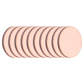MECCANIXITY 10 Pcs Round Copper Plate, 20mm (0.79") Dia Pure Copper Sheets, 1.5mm(0.06") T2 Pure Copper Plates for Crafts, DIY, Electrical Repairs, Industrial Use