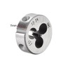 uxcell 2pcs 12-24 UNC Round Die Machine Thread Right Hand