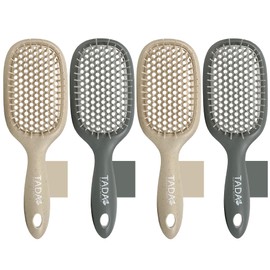 TADA Men 4PK - Hair Brush for Women Men Kids, Detangler Brush for Curly Hair, Detangling Comb