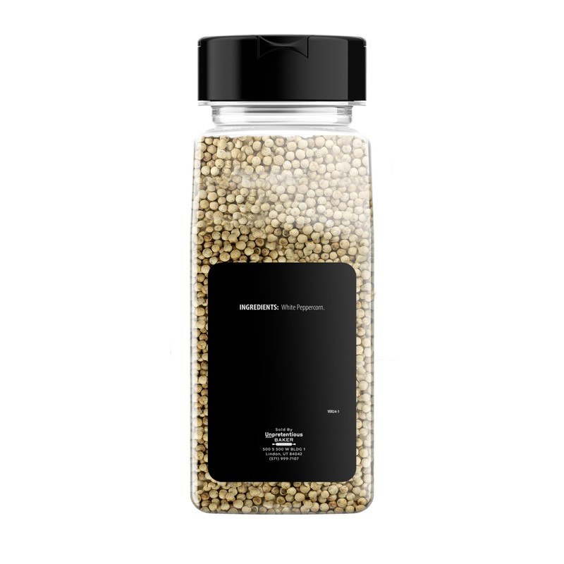 Unpretentious Whole White Peppercorn (2 Cups), Adds Extra Flavor, Seasoning,