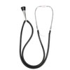 Fetal Stethoscope Monitoring Aluminum Alloy Soft Fetal Heart Stethoscope Black