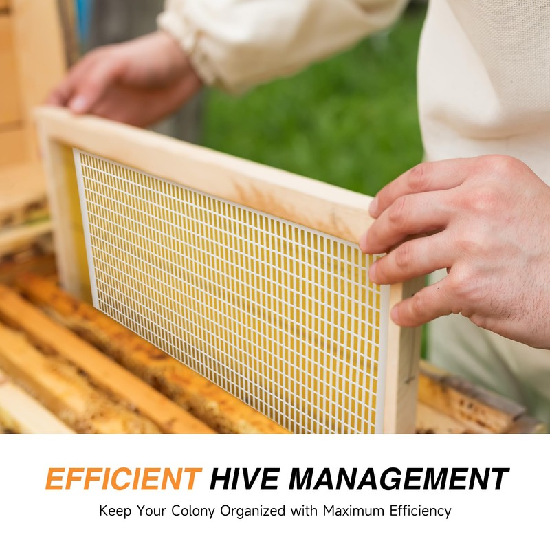 CREWORKS 10 Frame Queen Excluders, 10 Pack Plastic Queen Bee