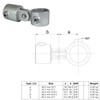 WITTKOWARE Pipe connector made of galvanised malleable cast iron, for