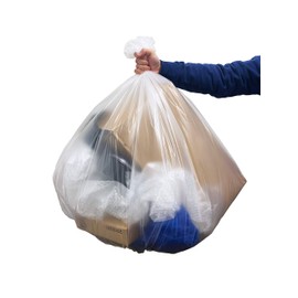 Reli. SuperValue 65 Gallon Trash Bags | 60 Count | Made in USA | Heavy Duty | Clear Multi-Use Garbage Bags