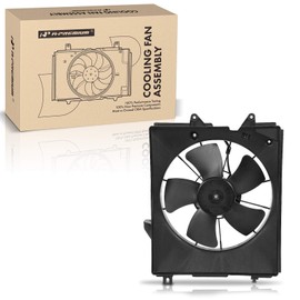A-Premium Engine Radiator Cooling Fan Assembly Compatible with Select Honda Models - Odyssey 2005-2010 - Replace# 19015RGLA01, 19020RGLA01