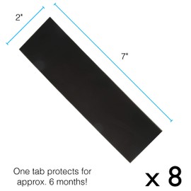 The Beadsmith Anti-Tarnish Shine Rite Strips, 2 x 7 inch, 8 Strips Per Pack, Non-Abrasive Protection for Jewelry Storage