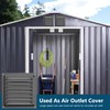 Metal Vent Cover, 6" x 6" Square Soffit Air Vent