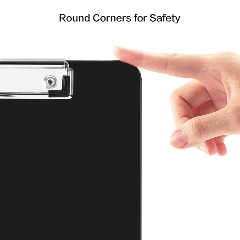 Clipboard, A4 Plastic Clipboards with Retractable Hooks, Standard A4 Letter