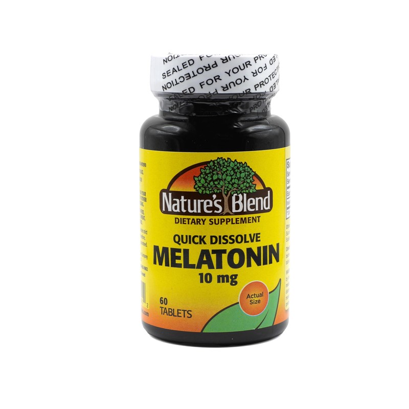 Nature's Blend Melatonina 10mg 60 Tabletas