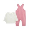 Little Me Clothes for Baby Girls' Heart Overall and Shirt
