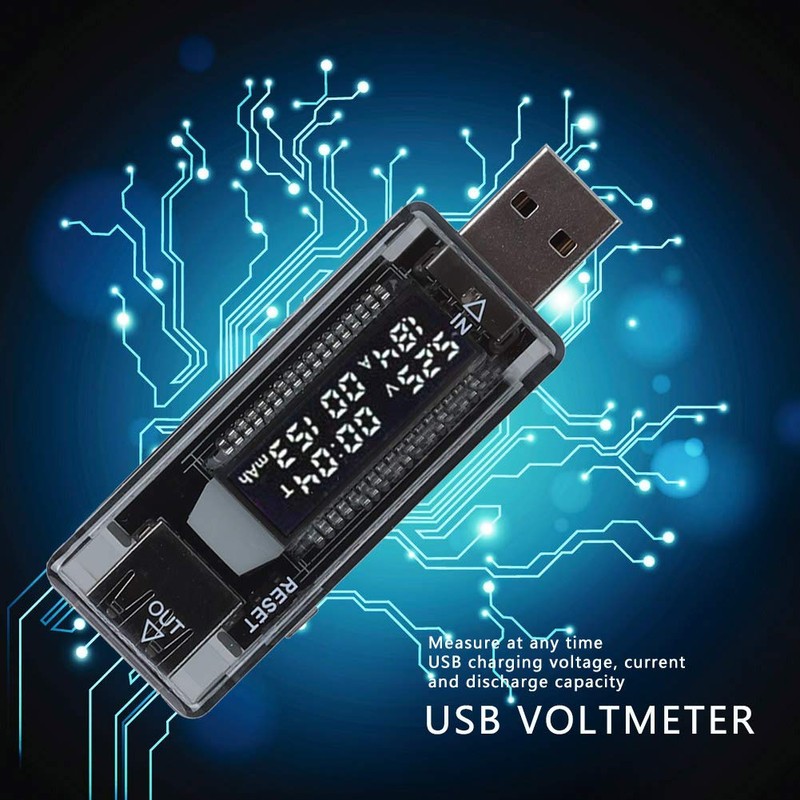 USB Voltmeter Ammeter Power Tester KWS-V21 USB Tester Power Capacity