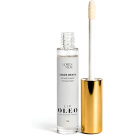 LIP OLEO Menta 10 g – Aceite Labial Transparente con Brillo, Vitamina E y Aceite de Almendras, Textura Ligera y Aplicador de Precisión. LOREN MOS.