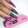 2Pcs Nail Buffers Half Moon Shape Double Sided 100/180 grit
