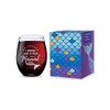 GSM Brands Stemless Wine Glass for Mermaid Gifts - Made