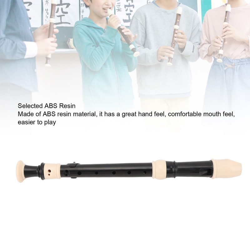 8 Hole Recorder Detachable Soprano Recorder Musical Instrument with Cleaning