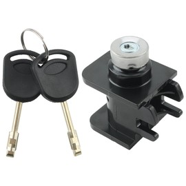 GoaMotors 4124287 Engine Hood Bonnet Lock Latch Catch Cylinder with 2 Key Compatible with Ford Transit MK6 2000-2006 Connect 2002-2005 Engine Hood Bonnet Lock Cylinder