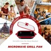 Microwave Grill Pan with Cover - Bacon Cooker, Crisper &