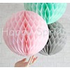 Happy Spring Honeycomb Balls, Set of 8 (10cm, Pale Pink)