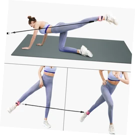 Kisangel 1set Sports Binding Leg Buckle Fitness Training Equipment Foot Ankle Tension Rope for Leg Hip Strengthening Workouts Comfort Reduces Injury Risk