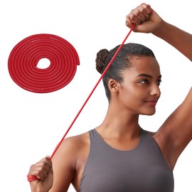 Ceraband Ceraband Training Band, Training Tube, Red, 3.3 ft (1 m), φ3.0 inches (7.7 mm), Strength Level: ±0, TTE-12, Manual Included, Resistance Band, Fitness Tube, Stretch Band, D&M, Beginners,