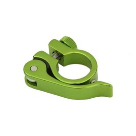 Alta Alloy Seat Post Clamp Outer Diameter 25.4mm Quick Release, Multiple Colors. (Green)