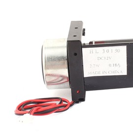 sourcing map 1 Pack DC 12V 0.18A Crossflow Fan 30 x 150mm Metal Cross Flow Cooling Fan Heat Amplifier Cool Turbine